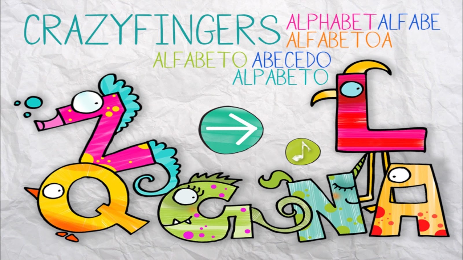 Immagine di Ditamatte (Crazy fingers): A B C Alfabeto